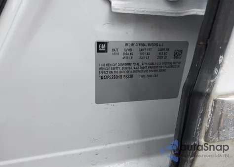 2017 Buick Lacrosse Essence from USA, damaged, VIN 1G4ZP5SS0HU158238